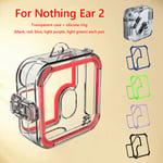 Silicone Ring Headset Case Cover Protective Cover with 5 Pairs for Nothing Ear 2