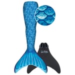 XTREM Toys and Sports Leksaker och sport - FIN FUN Mermaid Merm aiden s Original L / XL, blå