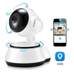 Camera de Surveillance panoramique V380 Pro ip WiFi, dispositif de securite domestique sans fil, enregistrement Audio, babyphone video d'interieur