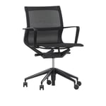 Vitra - Physix, TrioKnit, Black Pearl, Svart - Kontorsstolar - Alberto Meda - Svart