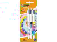 Bic Długopis 4 Colours Message Tie Dye 3Szt Bic
