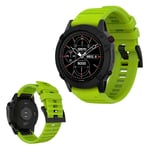 Garmin Fenix 6 / 5 Plus Forerunner 935 Quatix Sapphire Approach S60 Instinct silicone watch band - Light G Grön
