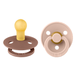 BIBS - Bibs Colour Klassisk napp - Beige, Brun - Size 1
