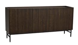 Rowico Home Halifax sideboard ek/svart metall 160 x 40 cm
