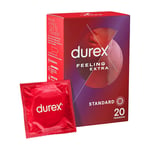 Durex Préservatifs Feeling Extra boîte de 20