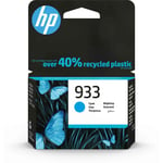HP Ink Cartridge for  933  cartridges work with:  Offic  Cyan Original
