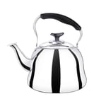 Stainless Steel Whistling Kettle Tea Coffee and Induction Whistling Stovetop Kettle Fast Boil