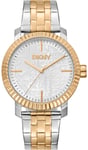 DKNY DK1L053M0045 Chambers Maxi Sølvfarvet/Guldtonet stål Ø36 mm