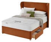 Silentnight Kingsize Eco 2 Drawer Divan Bed - Amber King Size