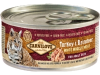 Carnilove Cat Turkey &amp Reindeer Adult 100g - (12 pk/ps)