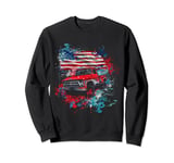 American Flag Truck Sweatshirt