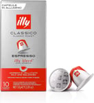 Illy Coffee Nespresso Compatible Capsules, Classico, Aluminium Coffee Capsules, 