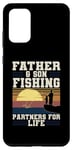 Coque pour Galaxy S20+ Père-fils Partenaires de pêche pour la vie rétro assortis