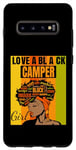 Galaxy S10+ Black Independence Day - Love a Black Camper Girl Case