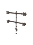 StarTech.com Desk Mount Quad Monitor Arm - Articulating