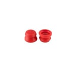 2 Pcs Silicone Analog Grip Thumbstick Extra Cover High Enhancements Thumb Sticks Pour Ps4 Pro Slim Controller, Rouge