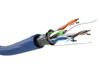 Cat 5E Nätverkskabel, F/Utp, 100 M, Blå