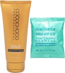 Gold 100Ml Brazilian Blow Dry Haar Glättung Keratin Behandlung 30Ml Shampoo