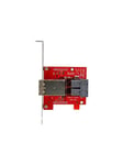 StarTech.com Mini-SAS Adapter - Dual SFF-8643 to SFF-8644 - 12Gbps - SAS internal to external panel