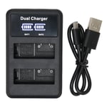 USB Camera Battery Charger For EN EL14 EN EL14A Battery For D5300 D3200 D520 MPF