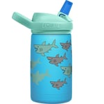 CamelBak Eddy+ Kids Stainless Steel Vacuum Insulated Water Bottle - School Shark