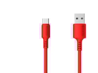 Somostel Usb Cable Pro-Link Type-C Cable 3A 1.2M Silicone Red Safe Shopping With Home Delivery