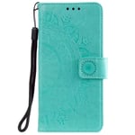 Samsung Galaxy S20 FE Case,Premium Leather Flip Wallet Phone Case Cover Design for Samsung Galaxy S20 FE [Card Slots] [Magnetic Closure] [Kickstand],Mint Green