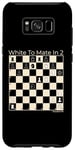 Coque pour Galaxy S8+ White To Mate In 2 Find Checkmate Puzzle #19 Échecs
