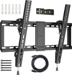 TV Wall Bracket for Most 37-82 Inch LED LCD Plasma Flat Curved TVs, Tilt TV Wall