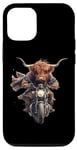 Coque pour iPhone 12/12 Pro Highland Breeze Cool Bull Moto Vintage