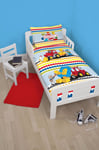 LEGO DUPLO BLOCKS PANEL JUNIOR TODDLER COT BED DUVET BEDDING BUNDLE 4 IN 1