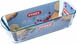 Pyrex Glass Loaf Pan Dish High Resistance 30cm, Oven-safe, Microwave Safe