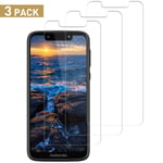 SNUNGPHIR Film Protections d'écran Compatible avec Motorola Moto G7 Play, [3-Pack] [9H dureté] [sans Bulles] [2.5D Bord Rond][Haute définition]