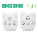 Wireless Audio Baby Monitor Two Way Talk Baby Monitor With Night Light Music -sd