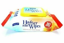 🔥30 Wipes Nuage Hayfever Allergy Relief Wipes Hands Face Traps Pollen Dust Pet