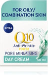 NIVEA Q10 Anti-Wrinkle Power Pore Minimising Day Cream SPF 15 (50ml),...