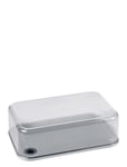 Osteklokke Modula Klar Home Kitchen Kitchen Storage Cheese Cups Grey Mepal