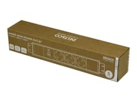 Deltaco Office - Effektband - 1 In, 2 Out, 1X21w A+C Usb Charger, Gst18 Caps, Under-Desk - Ac 100-240 V - Ingång: Gst18 - Utgångskontakter: 5 (3 St. Cee 7/3 Effekt, 2 X Gst18) - 15 Cm Sladd - Svart