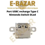 Port USB-C de recharge Type C Connecteur Chargeur USBC Nintendo Switch OLED - EBAZAR - Gris - Garantie 2 ans