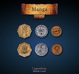 Metal Coins Manga (24 st)