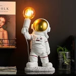 Ineasicer - Lampe De Table Pour Enfants Astronaute, Spaceman Night Light led Moderne Lampe De Bureau Chambre D'enfants Avec Prise, Pour Garçons