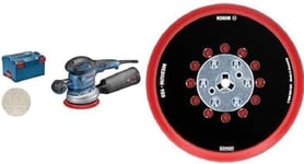 Bosch Professional ponceuse excentrique GEX 40-150 (⌀ 150 mm, disque réticulé M480, dans L-BOXX 238) + 1x Plateau de ponçage Expert Multihole Universal (Exécution moyen, Ø 150 mm, Accessoire)