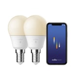 Nordlux Smart E14 LED-pærer, hvid, 2-pak