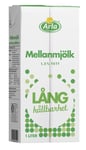 Arla H-mjölk Mellanmjölk 1,5% 1 Liter Lång Hållbarhet