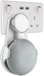 Gelink Socket Wall Mount for Google Home Mini, Nest Mini (2nd gen) White