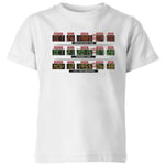 Back To The Future Destination Clock Kids' T-Shirt - White - 3-4 Years