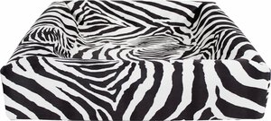 Överdrag Bia Bed Premium Zebra - SVA/VIT, 80X100X15 CM