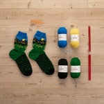 Astrid Lindgren Ilon Wikland stickkit Karlssons Sockor Järbo