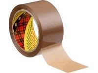 Tesa Pet Förpackningstejp Gummi Självhäftande 132M:50Mm 6St Brun
