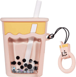 Airpods Pro Skal Boba Milk Tea Glitter - Rosa - TheMobileStore Airpods Pro 1